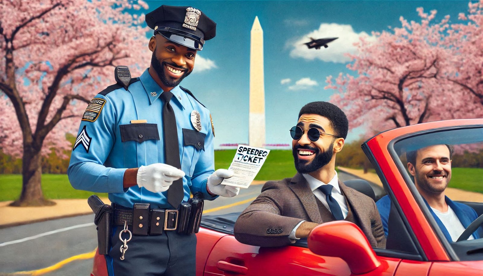 How much is a speeding ticket in Washington, D.C.?